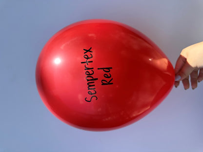 18 inch Sempertex Fashion Red Latex Balloons 25ct