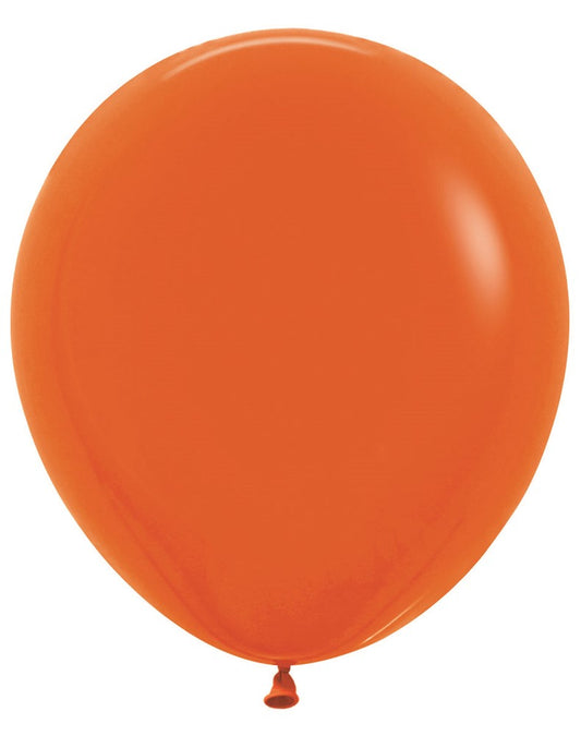 Globos de látex naranja Sempertex Fashion de 18 pulgadas, 25 unidades