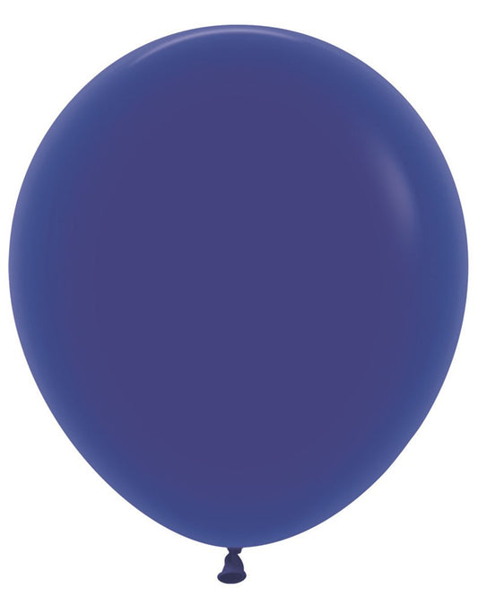 18 inch Sempertex Fashion Royal Blue Latex Balloons 25ct