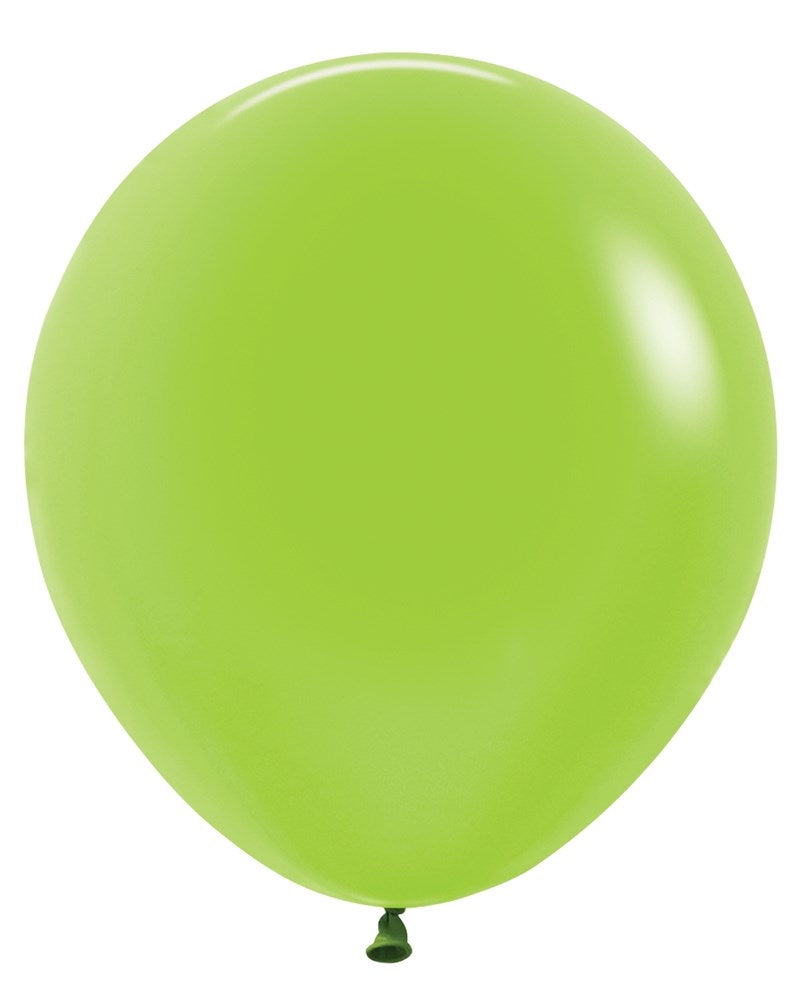 18 inch Sempertex Neon Green Latex Balloons 25ct