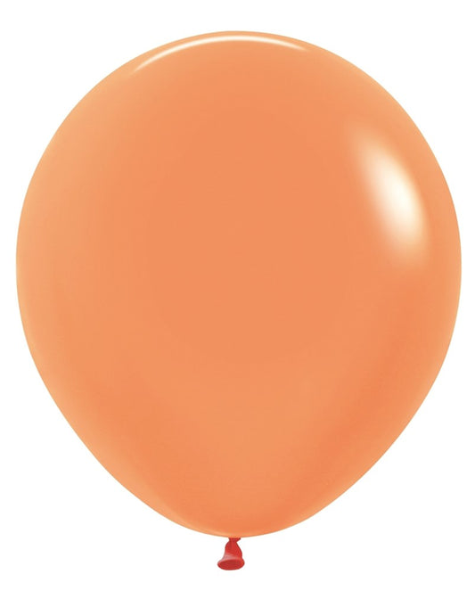 18 inch Sempertex Neon Orange Latex Balloons 25ct