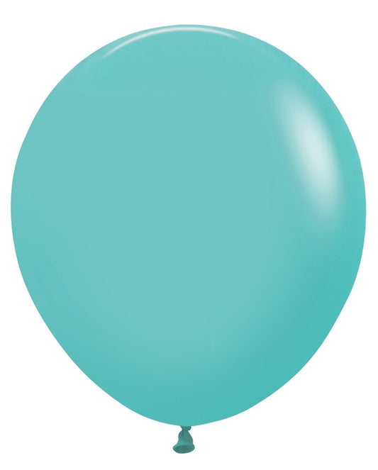 18 inch Sempertex Fashion Robins Egg Blue Latex Balloons 25ct
