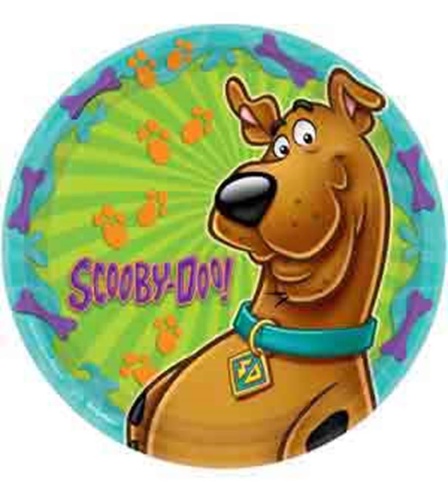 Scooby Doo Plate (L) 8ct