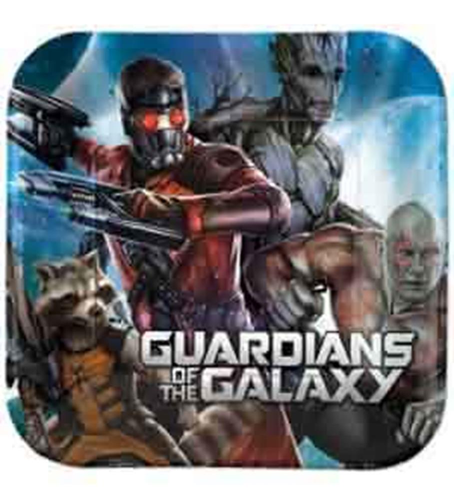 Guardians of the Galaxy Plate (L) 8ct