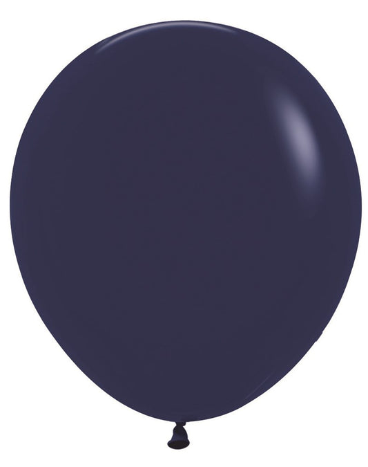 Globos de látex azul marino Sempertex Fashion de 18 pulgadas, 25 unidades