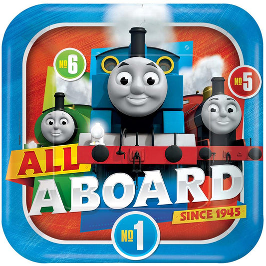 Thomas All Aboard Plate 8ct (L)