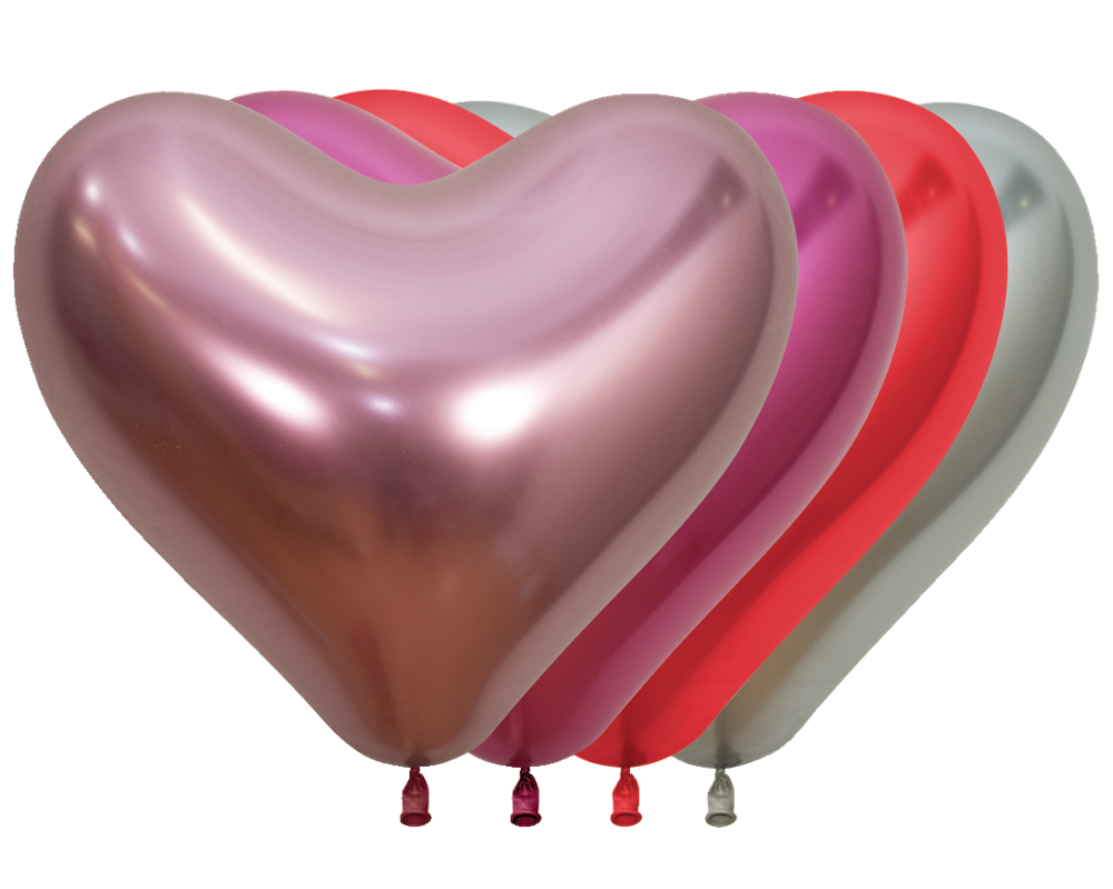 14 pulgadas Sempertex Love Heart Shape Reflex Surtido Heart Latex 50ct
