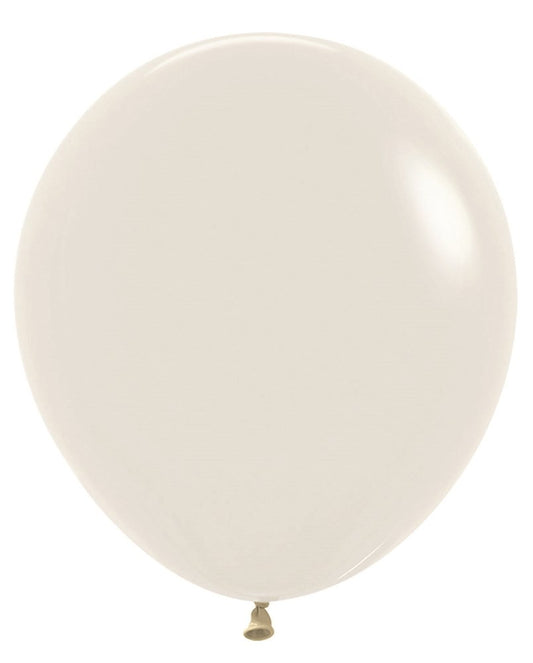 Globos de látex Sempertex color crema atardecer pastel de 18 pulgadas, 25 unidades