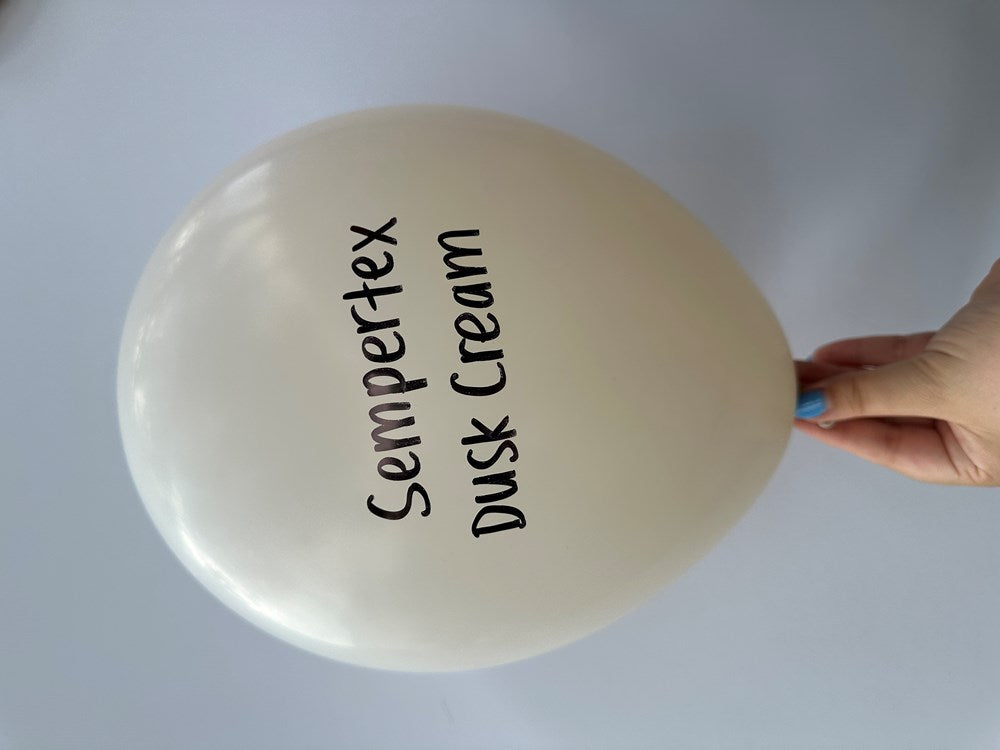 18 inch Sempertex Pastel Dusk Cream Latex Balloons 25ct