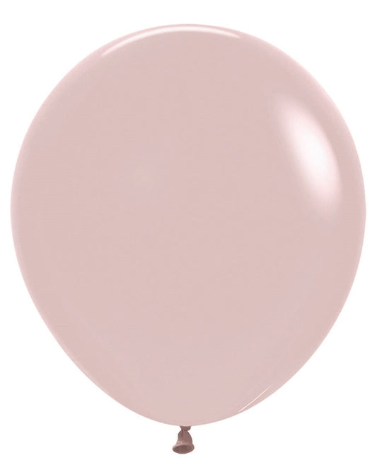 18 inch Sempertex Pastel Dusk Rose Latex Balloons 25ct