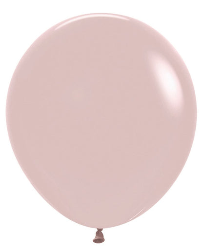 18 inch Sempertex Pastel Dusk Rose Latex Balloons 25ct