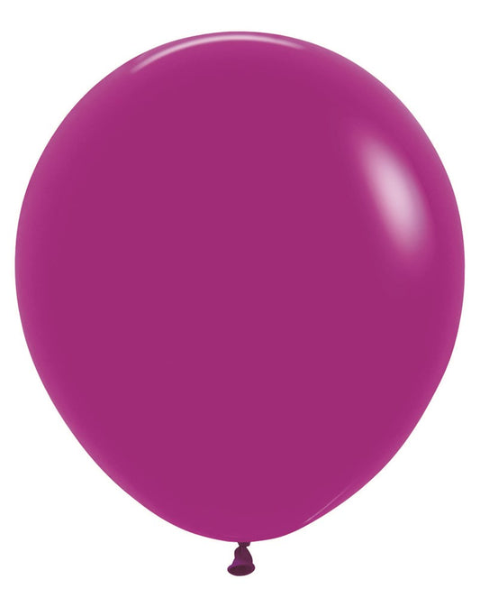 18 inch Sempertex Deluxe Purple Orchid Latex Balloons 25ct