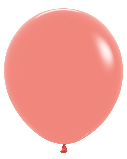 18 inch Sempertex Deluxe Tropical Coral Latex Balloons 25ct