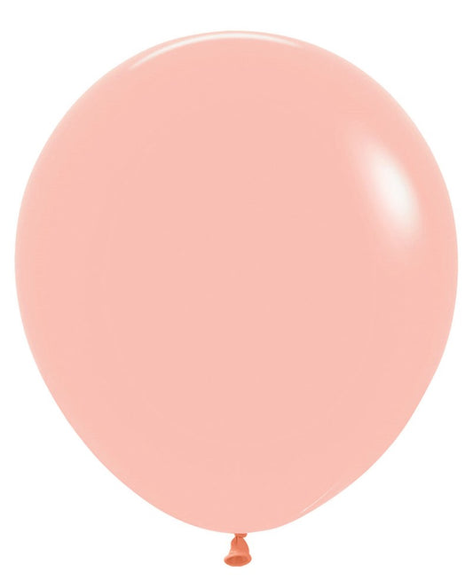 18 inch Sempertex Pastel Matte Melon Latex Balloons 25ct