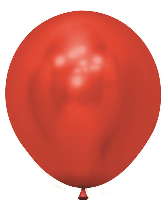 Látex rojo cristalino Sempertex Reflex de 18 pulgadas, 15 unidades