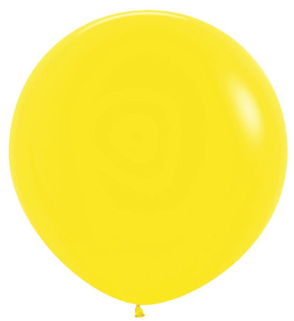 36 inch Sempertex Fashion Yellow Latex Balloons 10ct