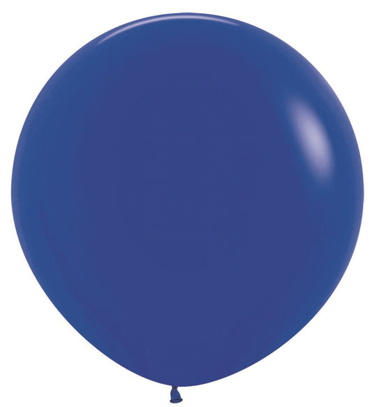 Globos de látex azul real Sempertex Fashion de 36 pulgadas, 10 unidades