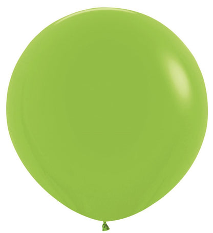 36 inch Sempertex Deluxe Key Lime Green  Latex Balloons 10ct