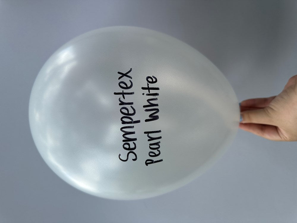 36 inch Sempertex Pearl White Latex Balloons 10ct