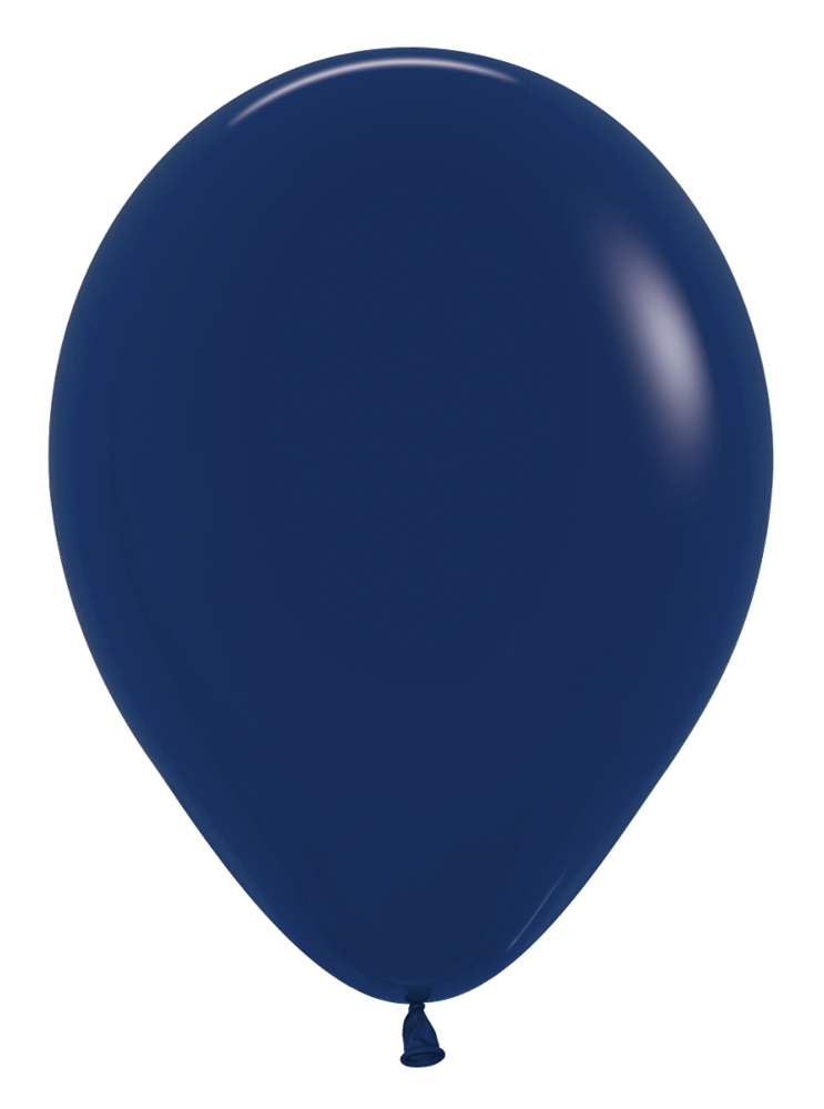 Globo de látex Sempertex azul marino de moda de 36 pulgadas, 10 unidades