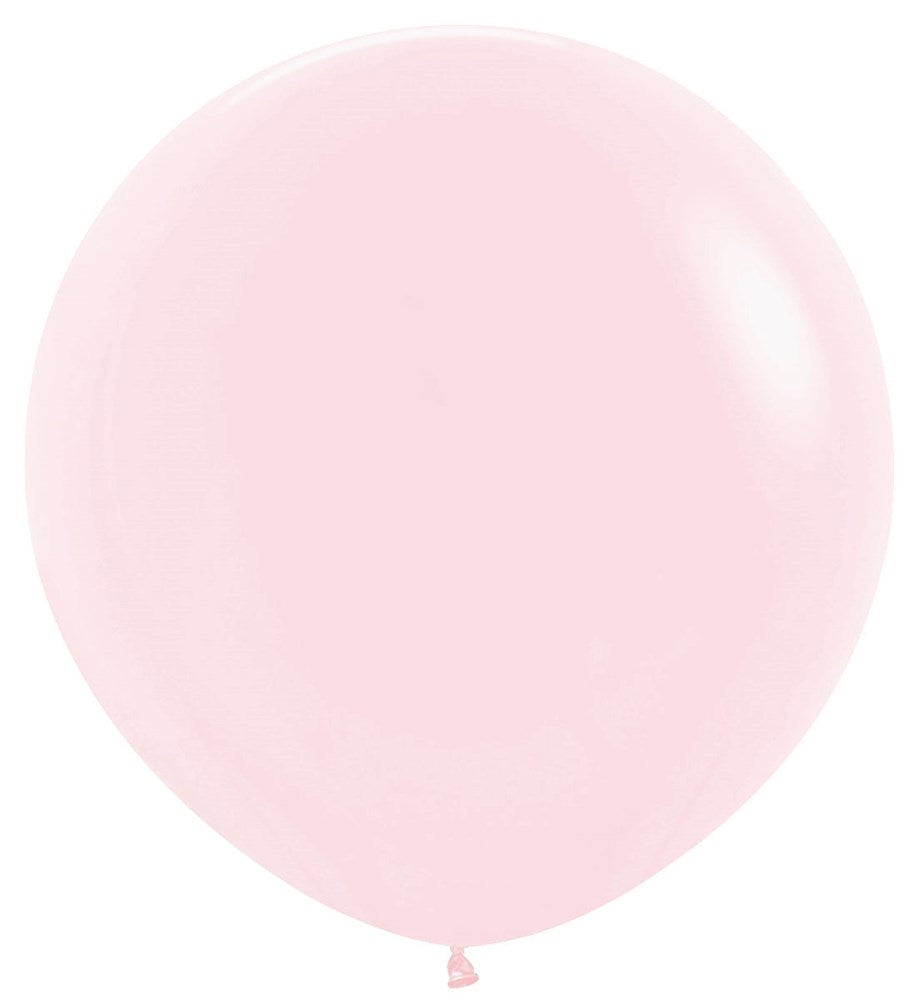 36 inch Sempertex Pastel Matte Pink Latex Balloons 10ct