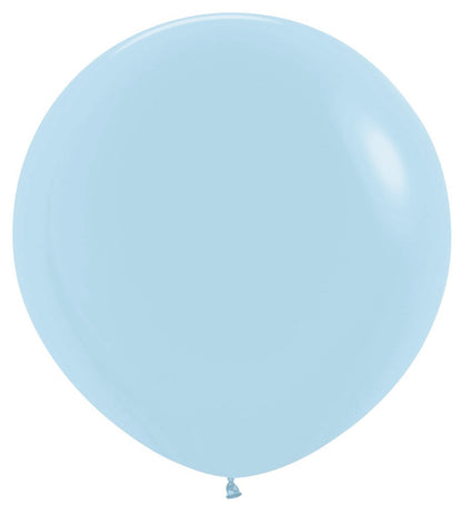 36 inch Sempertex Pastel Matte Blue Latex Balloons 10ct