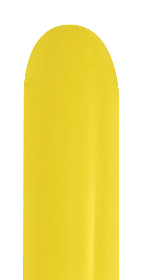 260 Sempertex Fashion Yellow Latex Balloon 50ct