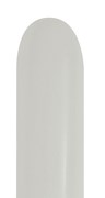 Long, clear crystal latex balloon with a smooth, glossy finish.