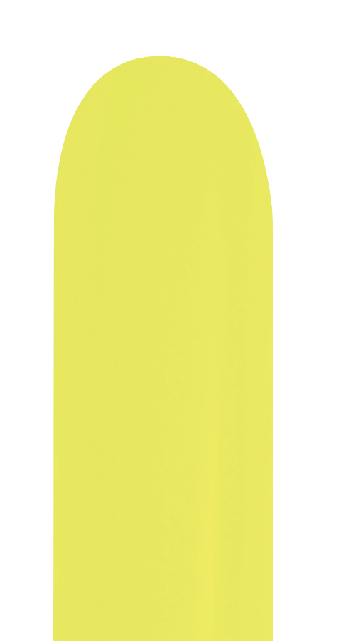 260 Sempertex Neon Yellow Latex Balloon 50ct