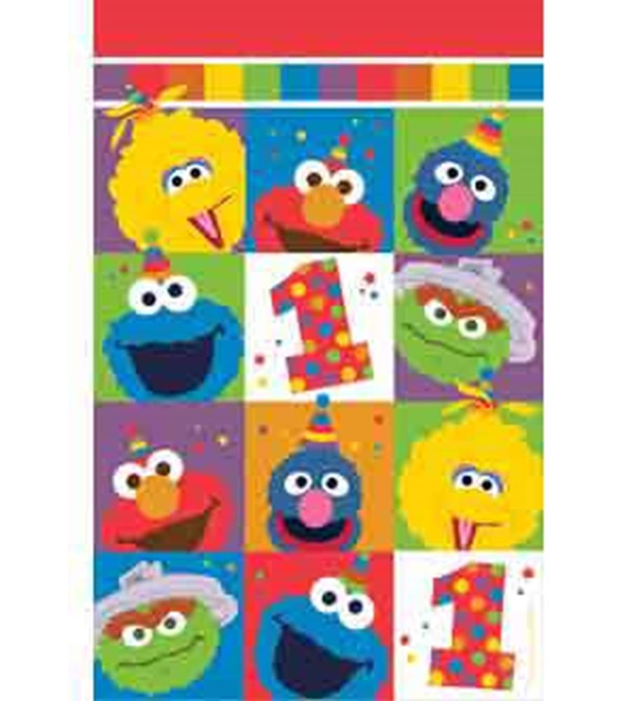 Elmo Turns One Tablecover 54x102