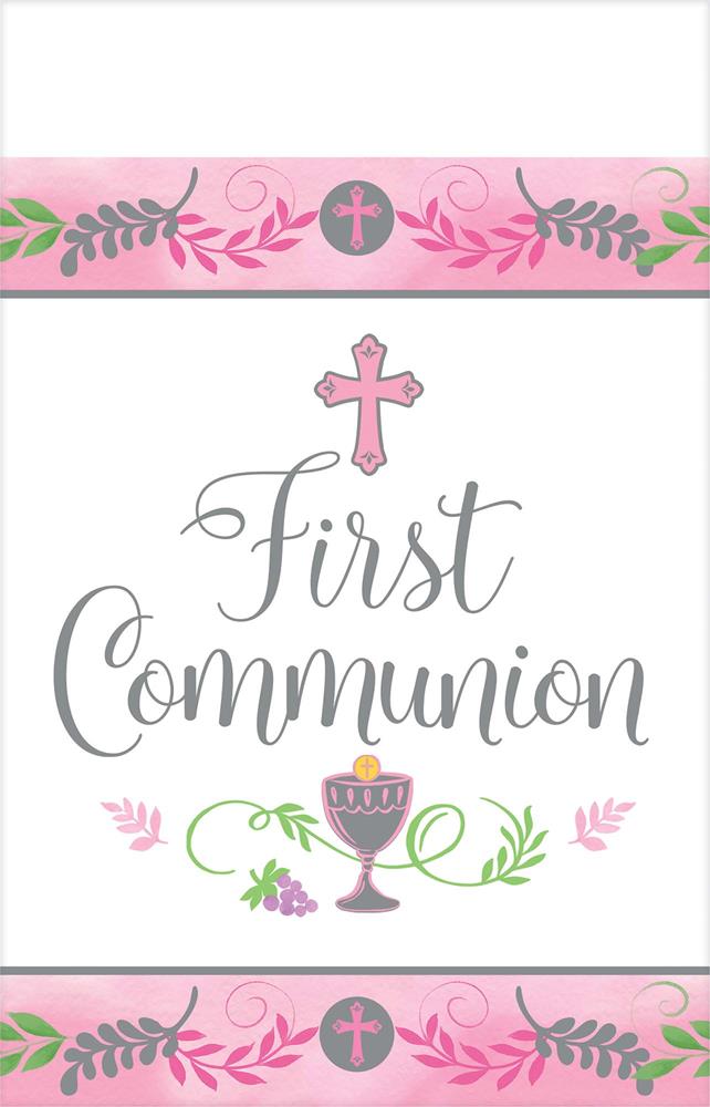 My First Communion Day Girl Tablecover 54x100