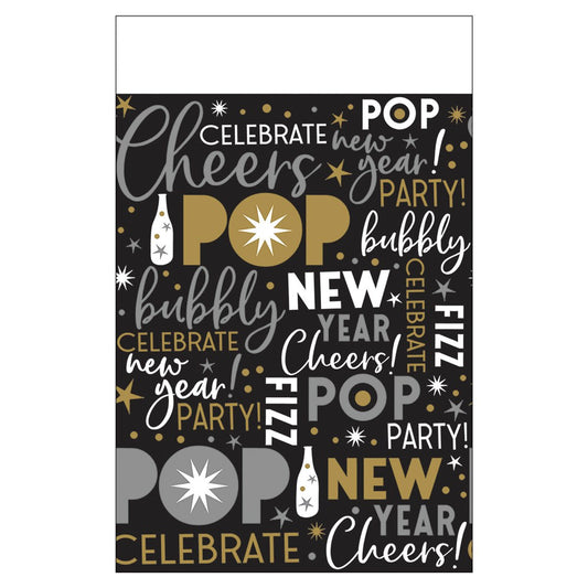 Celebrate The New Year Plastic Table Cover