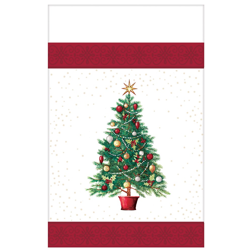 Oh Christmas Tree Plastic Table Cover