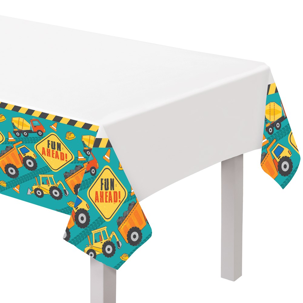 Construction Paper Table Cover