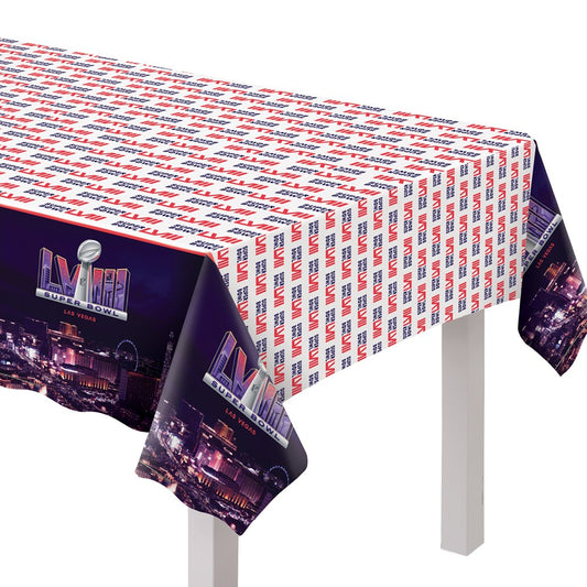 Plate Tablecover 54x96 Super Bowl LVIII