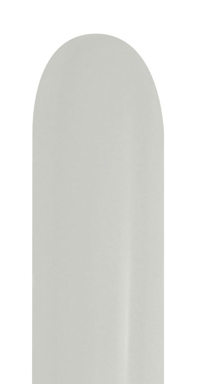 Clear latex balloon inflated to an oval shape with a smooth, glossy surface.