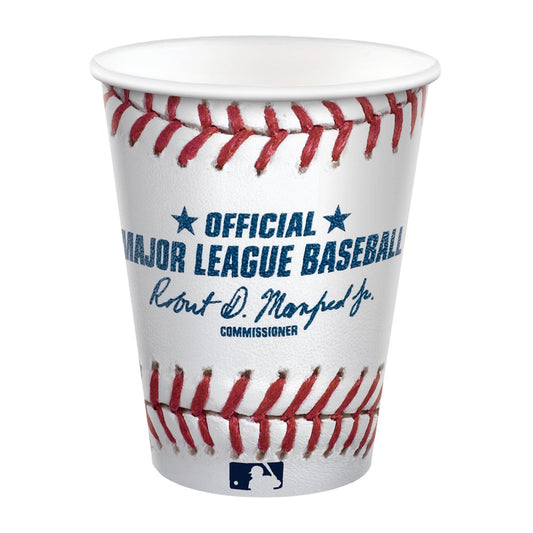MLB Rawlings 9oz Paper Cup 8ct