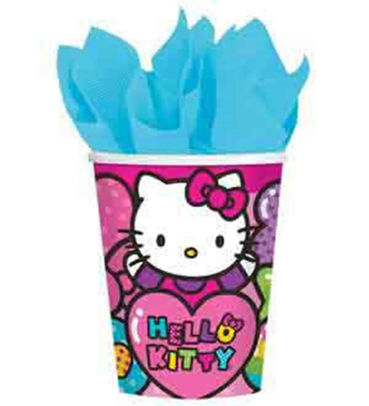 Hello Kitty Rainbow Cup 9oz 8ct