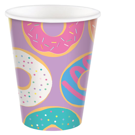 Donut Party 9oz Paper Cup 8ct