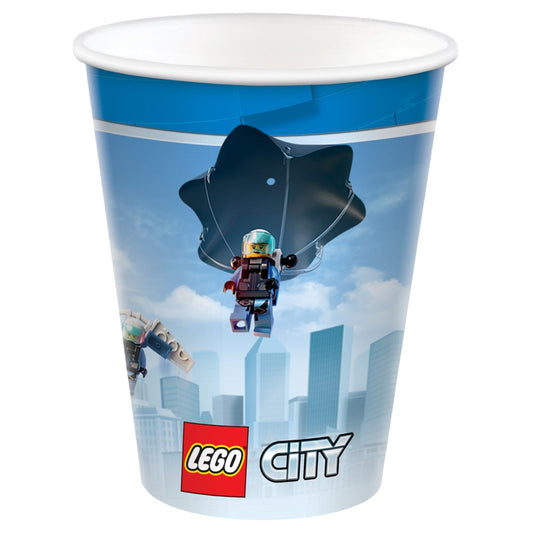 Lego City Paper Cups 9oz 8ct