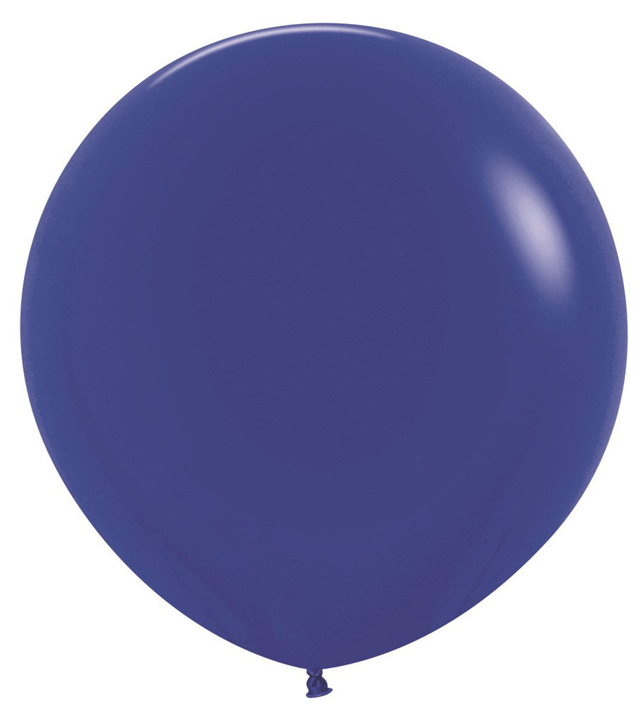 24 inch Sempertex Fashion Royal BLue Latex Balloons 10ct