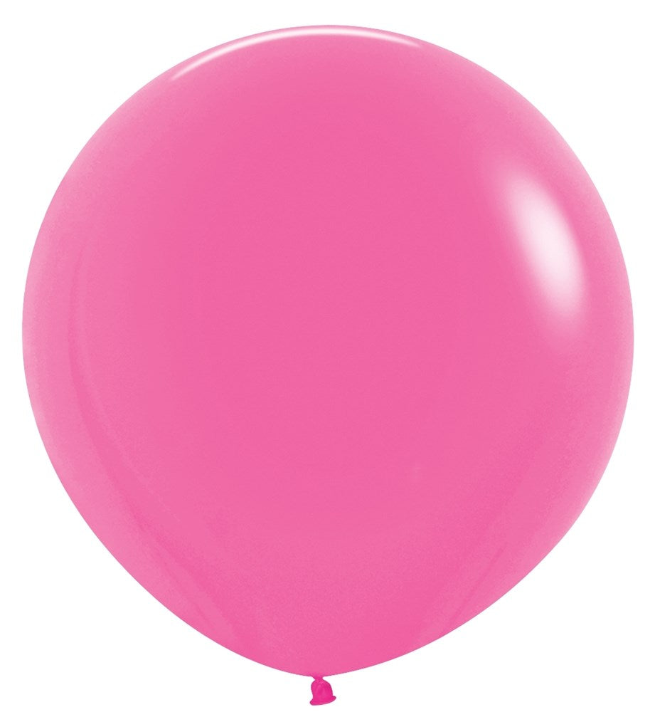 24 inch Sempertex Neon Magenta Latex Balloons 10ct