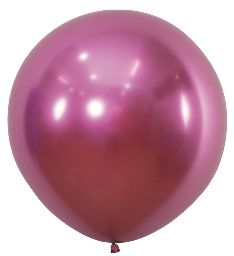 Globos de látex fucsia Sempertex Reflex de 24 pulgadas, 10 unidades