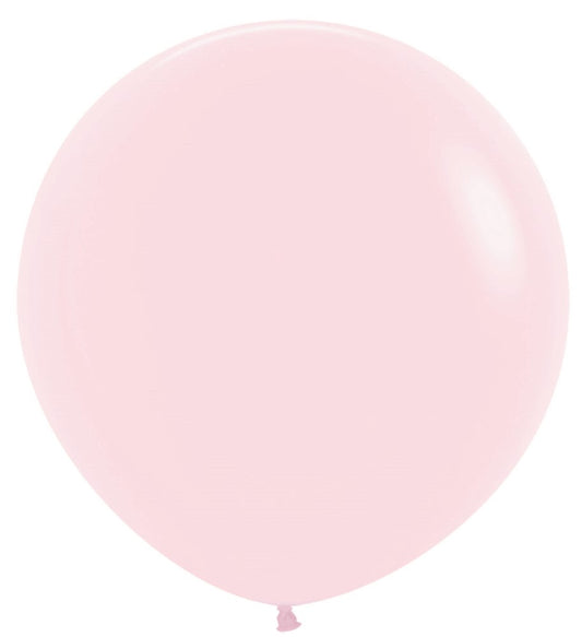Globos de látex rosa mate pastel Sempertex de 24 pulgadas, 10 unidades