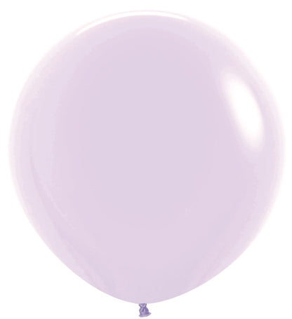24 inch Sempertex Pastel Matte Lilac Latex Balloons 10ct