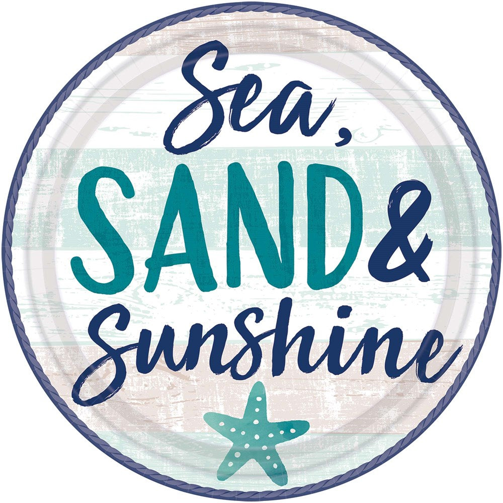 Sea Sand Sun Plate (XL) 8ct