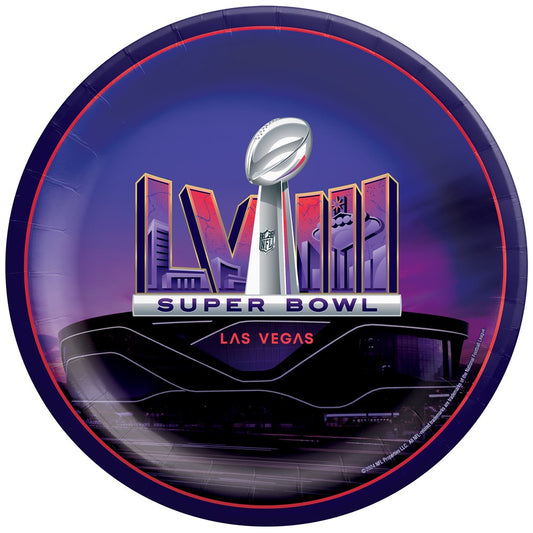 Plate 10in Super Bowl LVIII
