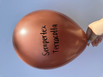 24 inch Sempertex Deluxe Terracotta Latex Balloons 10ct