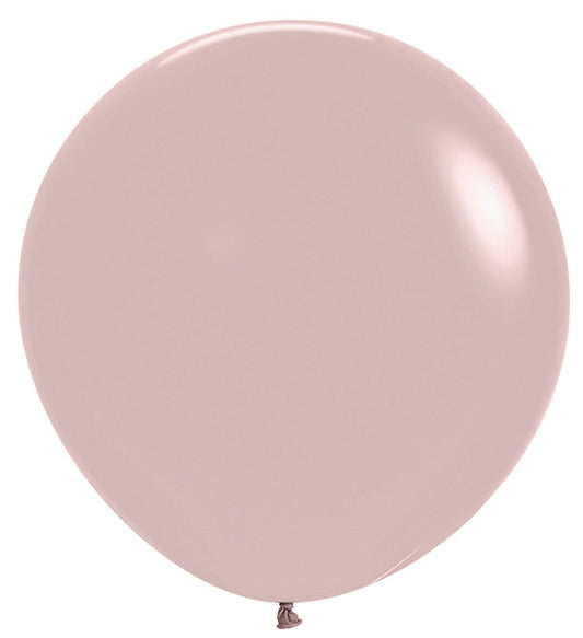 24 inch Sempertex Pastel Dusk Rose Latex Balloons 10ct