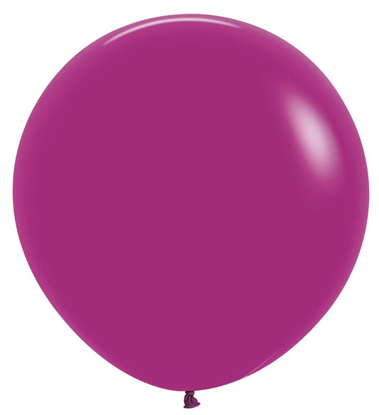24 inch Sempertex Deluxe Purple Orchid Latex Balloons 10ct